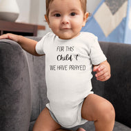 For This Child We Have Prayed Baby One-Piece